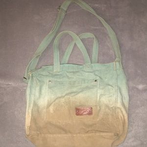 5️⃣FOR2️⃣5️⃣DEAL🖤BROWN TEAL OMBRÉ SHOULDER BAG